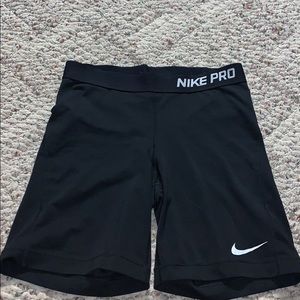 long black spandex /biker shorts